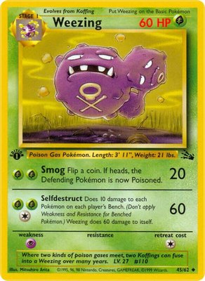Weezing, Fossil