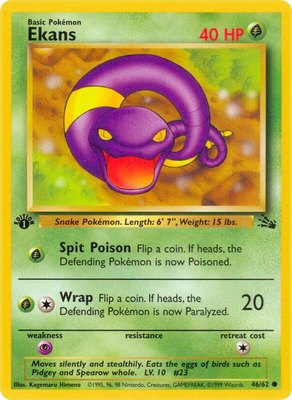 Ekans, Fossil