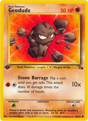 Geodude, Fossil