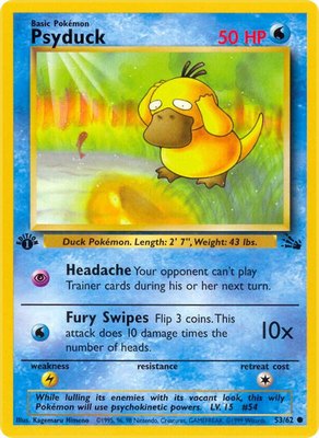 Psyduck, Fossil