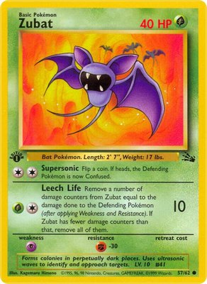 Zubat, Fossil