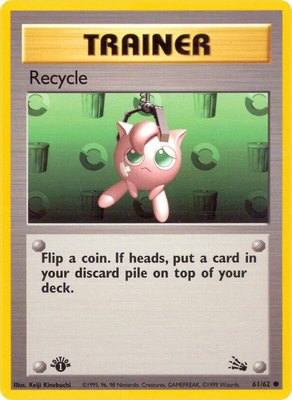 Recycle, Fossil