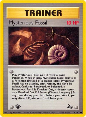 Mysterious Fossil, Fossil