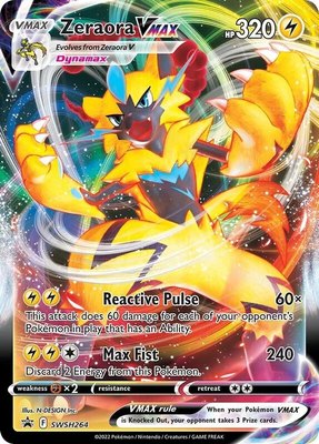 Zeraora VMAX, Sword & Shield Promo Cards