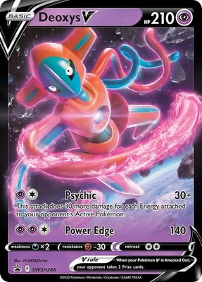 Deoxys V, Sword & Shield Promo Cards
