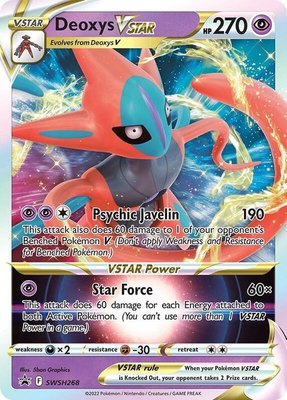 Deoxys VSTAR, Sword & Shield Promo Cards