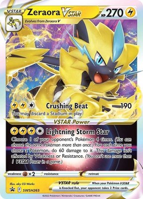 Zeraora VSTAR, Jumbo Cards