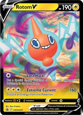 Rotom V, Sword & Shield Promo Cards