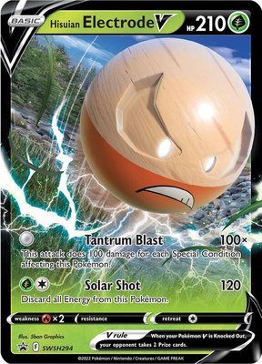 Hisuian Electrode V, Sword & Shield Promo Cards