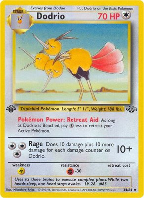 Dodrio, Jungle