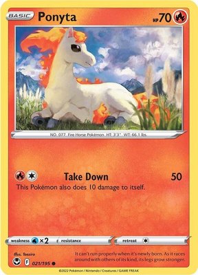 Ponyta, Silver Tempest