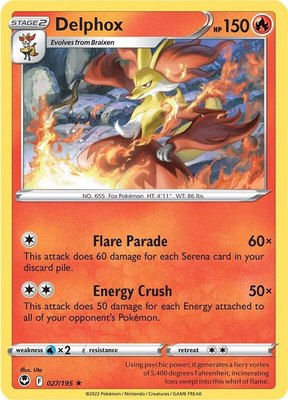 Delphox, Silver Tempest