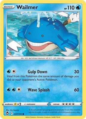 Wailmer, Silver Tempest