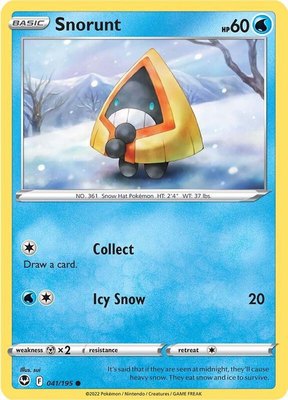 Snorunt, Silver Tempest