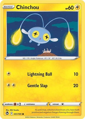 Chinchou, Silver Tempest