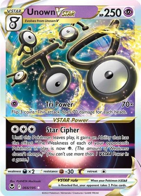 Unown VSTAR, Silver Tempest