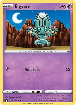 Elgyem, Silver Tempest