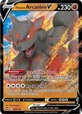 Hisuian Arcanine V, Silver Tempest