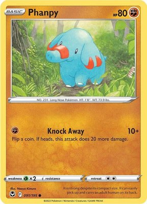 Phanpy, Silver Tempest