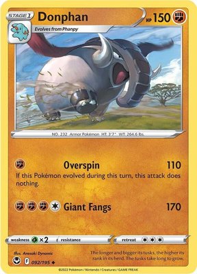 Donphan, Silver Tempest