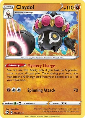 Claydol, Silver Tempest