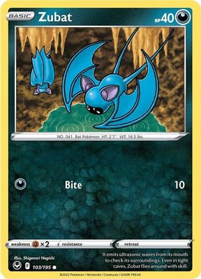Zubat, Silver Tempest