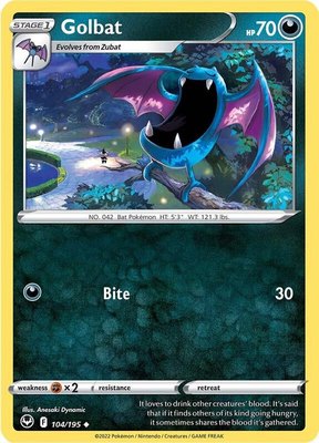 Golbat, Silver Tempest