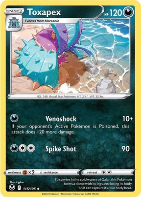 Toxapex, Silver Tempest