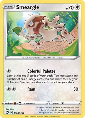 Smeargle, Silver Tempest