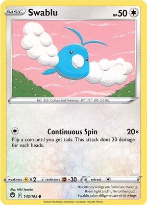 Swablu, Silver Tempest