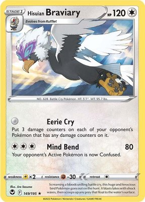 Hisuian Braviary, Silver Tempest