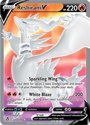 Reshiram V (Full Art), Silver Tempest