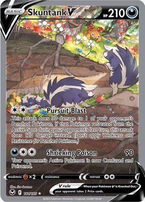Skuntank V (Alternate Full Art), Silver Tempest