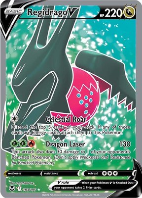 Regidrago V (Full Art), Silver Tempest