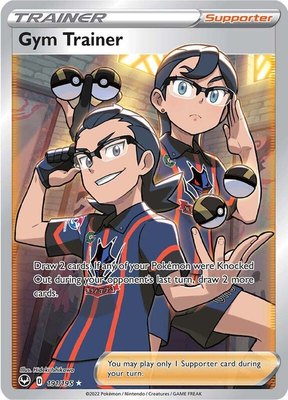 Gym Trainer (Full Art), Silver Tempest