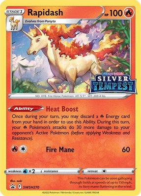 Rapidash (Prerelease), Sword & Shield Promo Cards