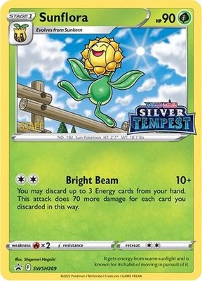 Sunflora (Prerelease) [STAFF], Sword & Shield Promo Cards