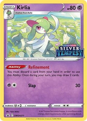Kirlia (Prerelease) [STAFF], Sword & Shield Promo Cards