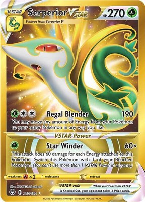 Serperior VSTAR (Secret) (210), Silver Tempest