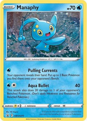 Manaphy, Sword & Shield Promo Cards