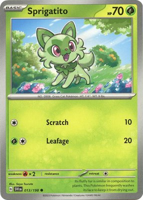Sprigatito, Scarlet & Violet Base Set