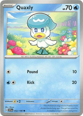 Quaxly, Scarlet & Violet Base Set