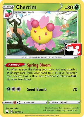 Cherrim, Prize Pack Series Cards