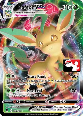 Leafeon VMAX, Prize Pack Series Cards
