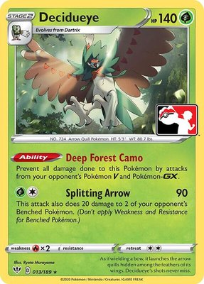 Decidueye, Prize Pack Series Cards