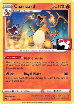 Charizard, Prize Pack Series Cards