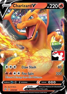 Charizard V, Prize Pack Series Cards
