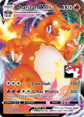 Charizard VMAX, Prize Pack Series Cards
