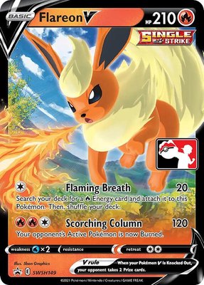 Flareon V, Prize Pack Series Cards