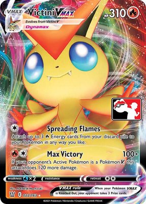 Victini VMAX, Prize Pack Series Cards